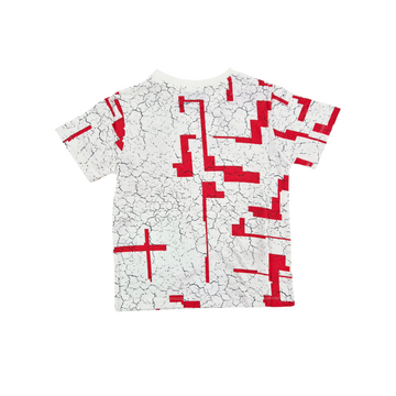 T-shirt Junior in jersey stampa geometrica