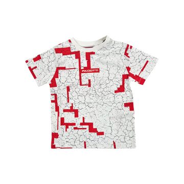 T-shirt Junior in jersey stampa geometrica