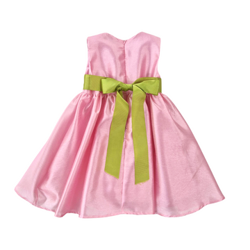 Abito baby con cintura fiori u+è