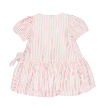 Abito Bimba a righe rosa
