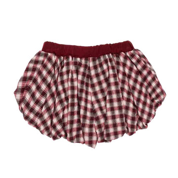 Shorts bambina a quadretti in lurex