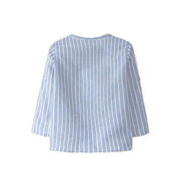 T-shirt "serafina" bimbo a righe in cotone Laranjinha