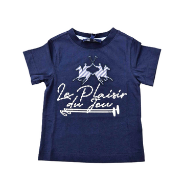 T-shirt regular polo in jersey cotone