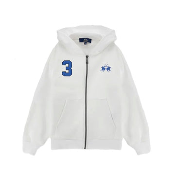 Felpa Hoodie aperta in cotone con cappuccio