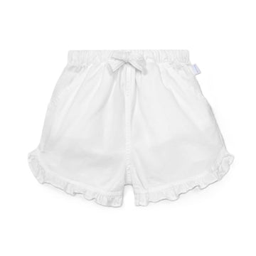 Shorts cotone con rouches Laranjinha