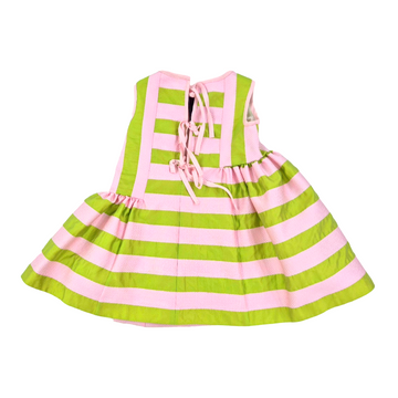 Abito asimmetrico cerimonia a righe