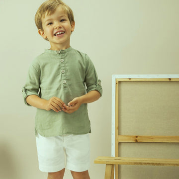 T-shirt serafina bimbo lino e cotone