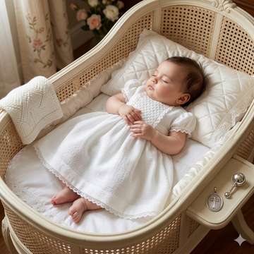 Abito Battesimale con punto smock