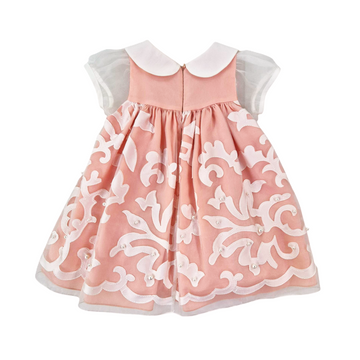 Abito neonata organza e perline Lesy
