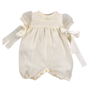 Pagliaccetto Battesimale in organza e pizzo