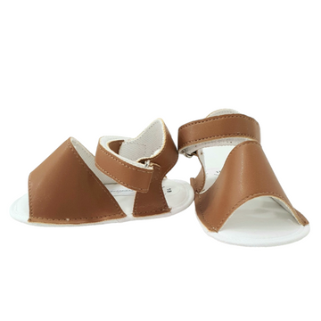 Scarpette sandali neonato in pelle Barcellino