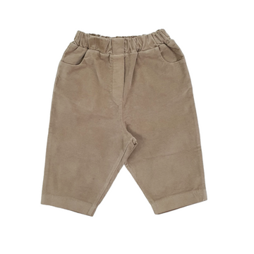 Pantalone baby in velluto raso Fiorile