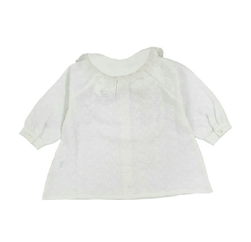 Camicia con collo in pizzo Fiorile