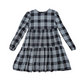 Abito Bambina in Check con balze