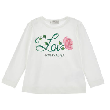 T-shirt Bambina Love rose