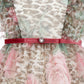 Vestito Party in tulle e stampe di rose