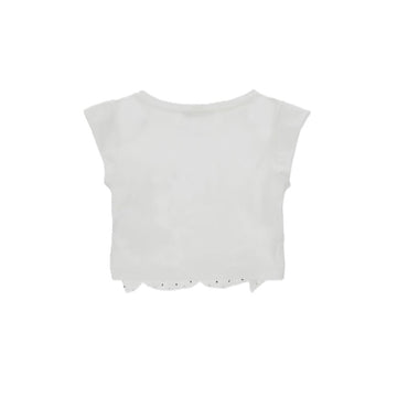 T-shirt Bambina con decorazioni in tulle