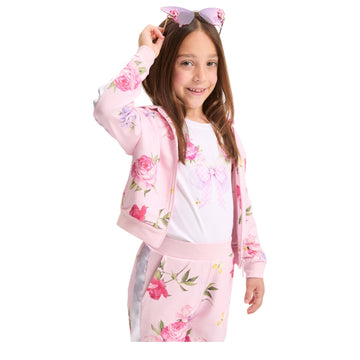 T-shirt Bimba in cotone stampa Farfalle