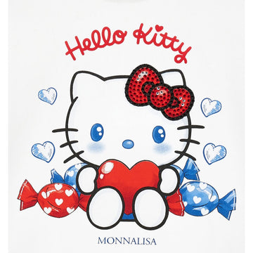 T-shirt Bambina jersey cotone Hello Kitty