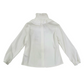 Camicia Bambina colletto plissè