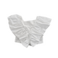 Top con Gala in cotone popeline