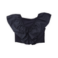 Top con Gala in cotone popeline