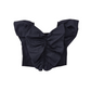 Top con Gala in cotone popeline