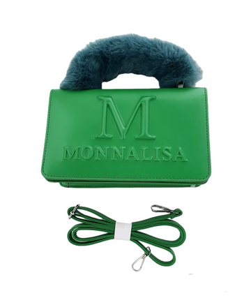 Borsa Bags Logo Tessuto    Monnalisa