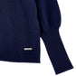 Pull bimba misto lana con polsini alti