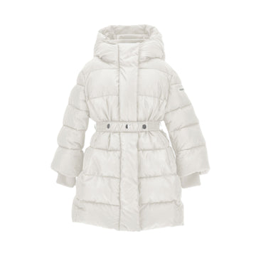 Piumino con cintura e cappuccio Free Time