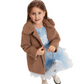 Cappotto Bambina doppiopetto con fiore