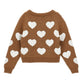 Maglione Bimba cuore con fiocco