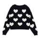 Maglione Bimba cuore con fiocco
