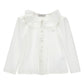 Camicia Patty in jersey colletto decorativo
