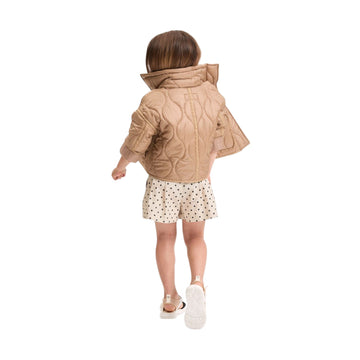 Trapuntino Bambina con collo alto