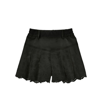 Shorts Bambina in sangallo