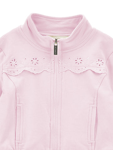 Felpa aperta Bambina Basic