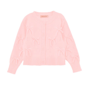 Cardigan Rebecca con fiocchi