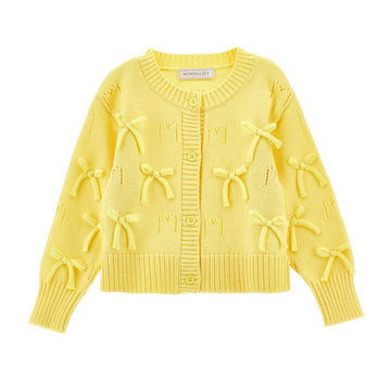 Cardigan Rebecca con fiocchi