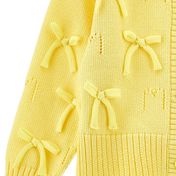 Cardigan Rebecca con fiocchi
