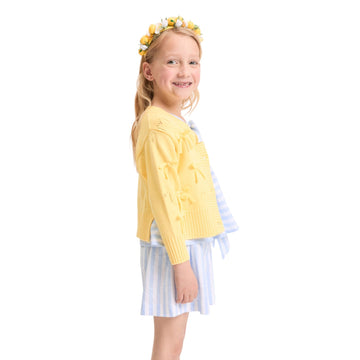 Cardigan Rebecca con fiocchi