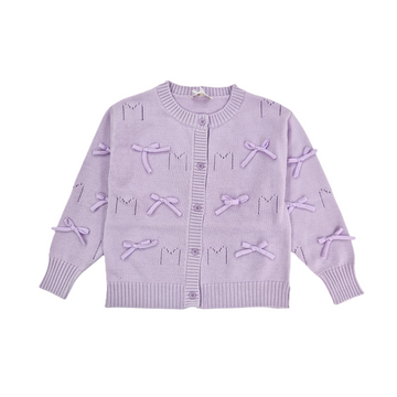Cardigan Rebecca con fiocchi