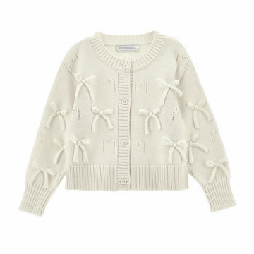 Cardigan Rebecca con fiocchi