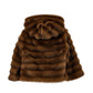 Pelliccia Peluche Bambina Hoodie