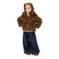 Pelliccia Peluche Bambina Hoodie