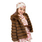 Pelliccia Peluche Bambina Hoodie