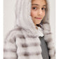 Pelliccia Peluche Bambina Hoodie