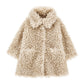 Cappotto Bimba Peluche Teddy Coat