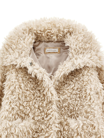 Cappotto Bimba Peluche Teddy Coat