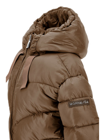 Piumino Bimba Bomber con cappuccio